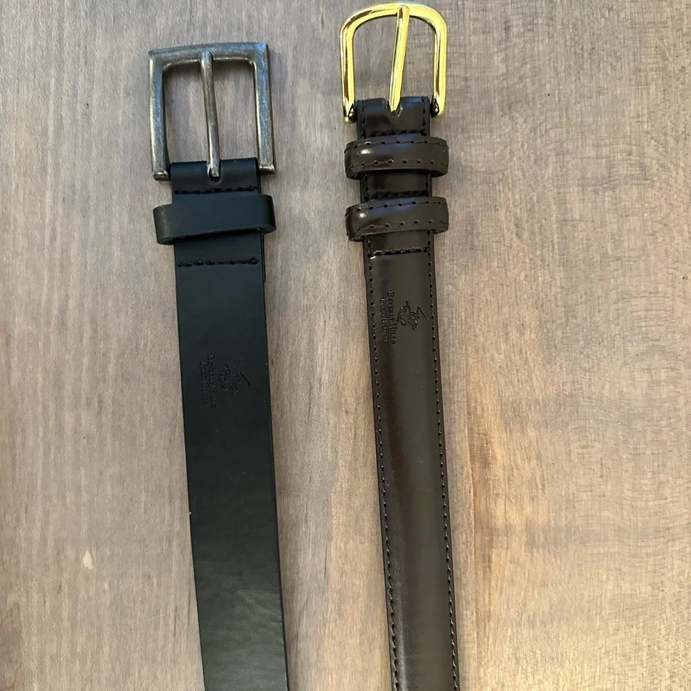Beverly Hills Polo Club Kids Belts - Black and Brown